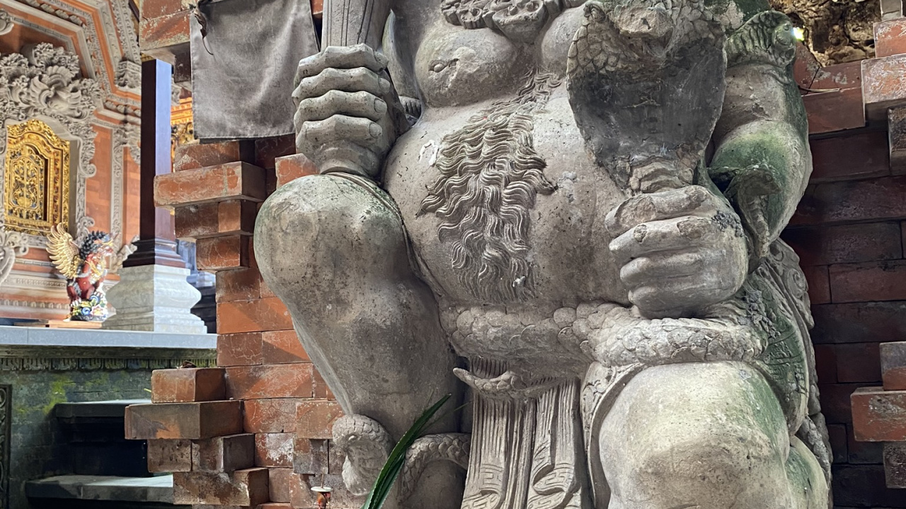 Bali, la Sculpture Sur Pierre, Statue, Site Archéologique, Histoire Ancienne. Wallpaper in 1280x720 Resolution