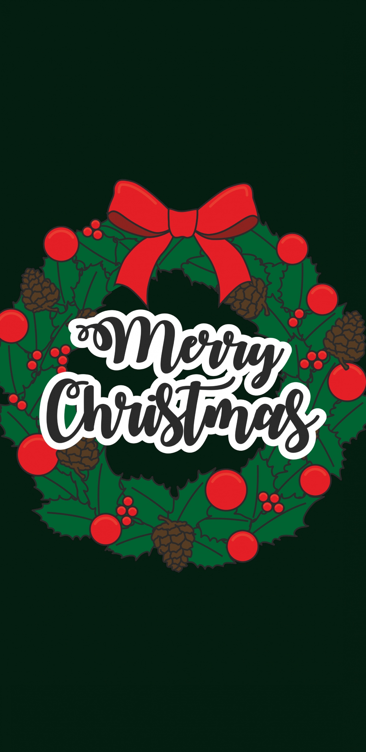 Christmas Day, Holiday, New Year, Logo, Illustration. Wallpaper in 1440x2960 Resolution