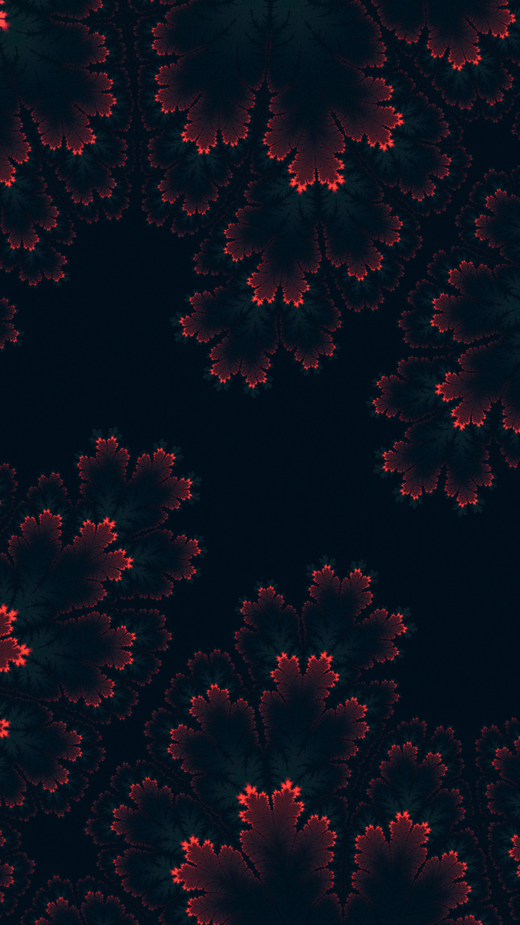 Rot-weißes Florales Textil. Wallpaper in 750x1334 Resolution