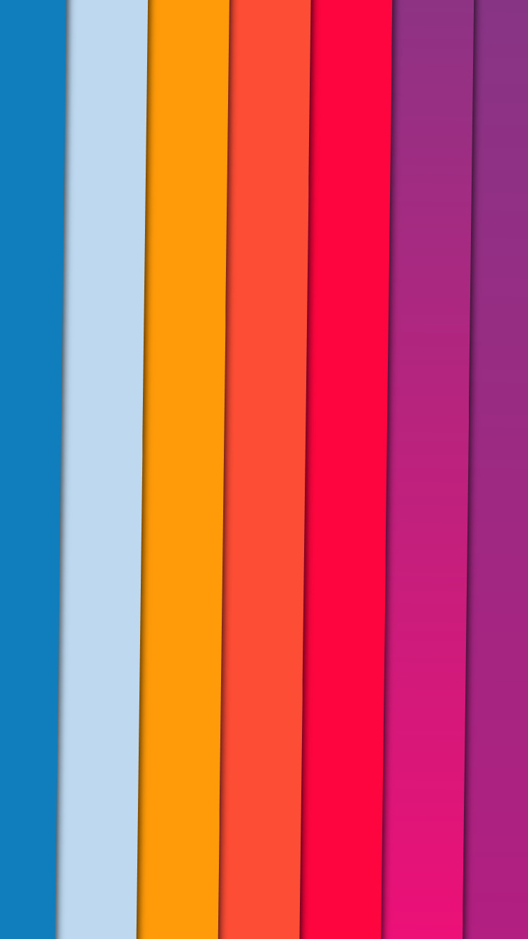 橙色, 色彩, 矩形, 品红色, 和阴影的色彩 壁纸 750x1334 允许