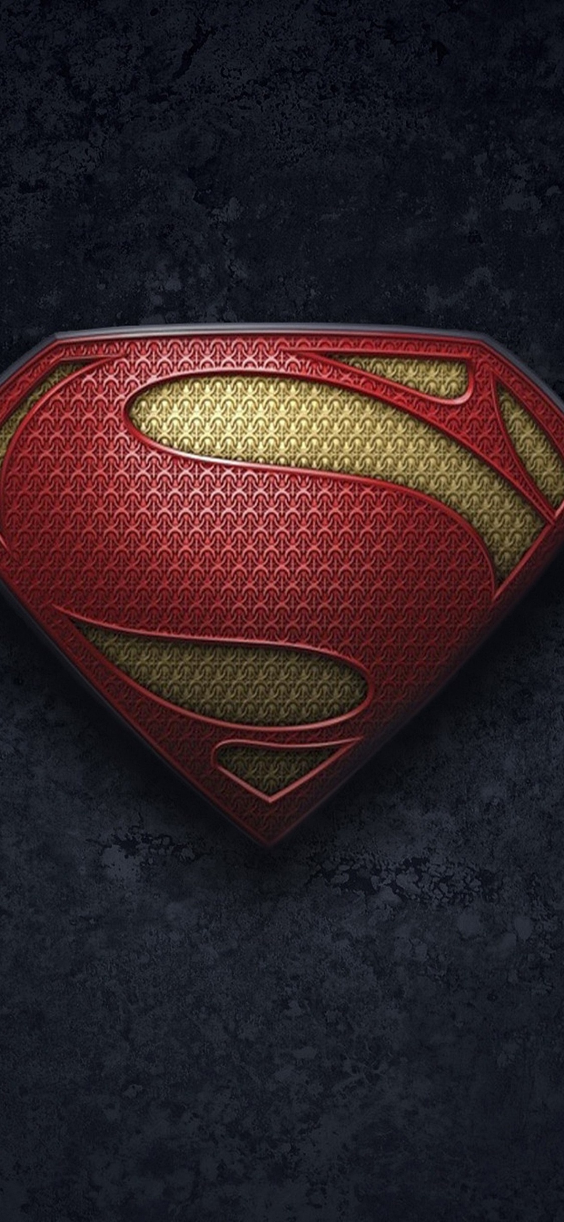 Red and Blue Spider Man Logo. Wallpaper in 1125x2436 Resolution