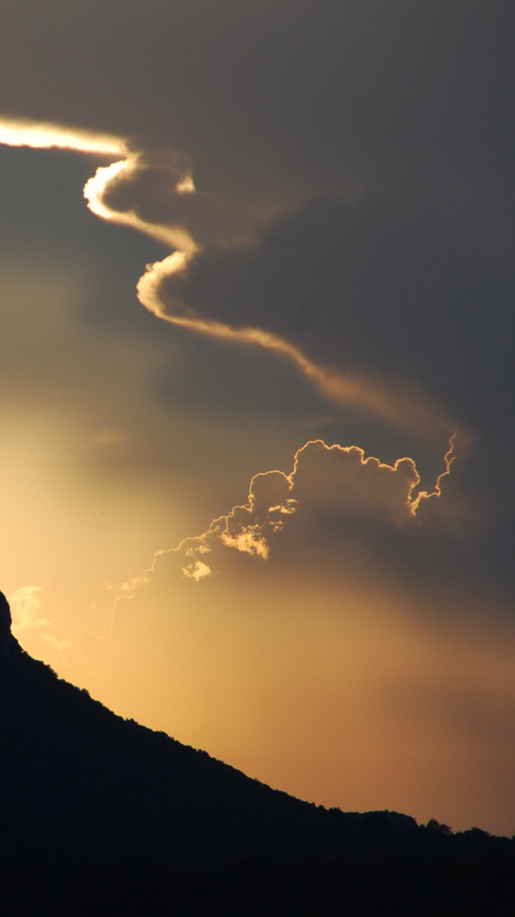 Noche, la Luz Del Sol, Nube, Mañana, Puesta. Wallpaper in 750x1334 Resolution