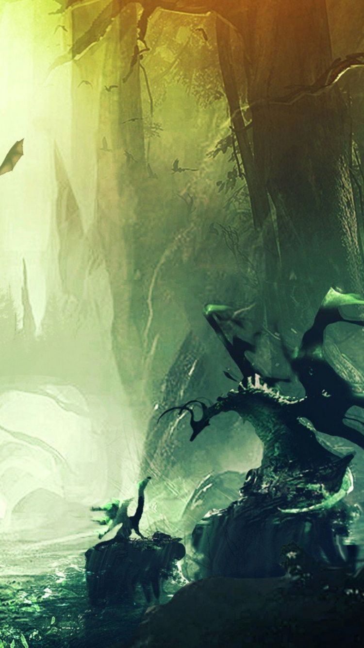 Abstrakte Schwarz-Weiß-Malerei. Wallpaper in 750x1334 Resolution