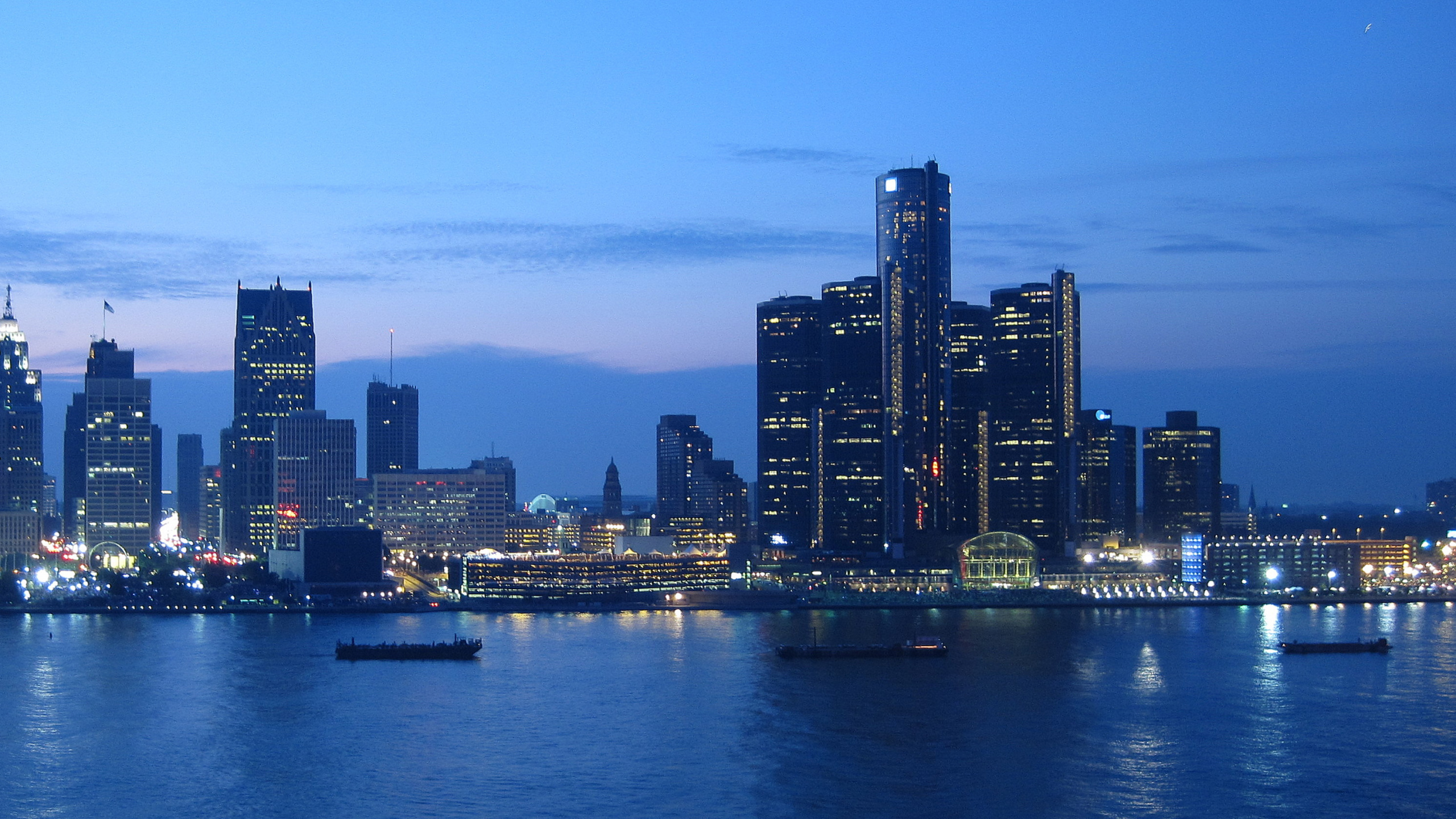 City Skyline Under Blue Sky During Daytime. Wallpaper in 2560x1440 Resolution