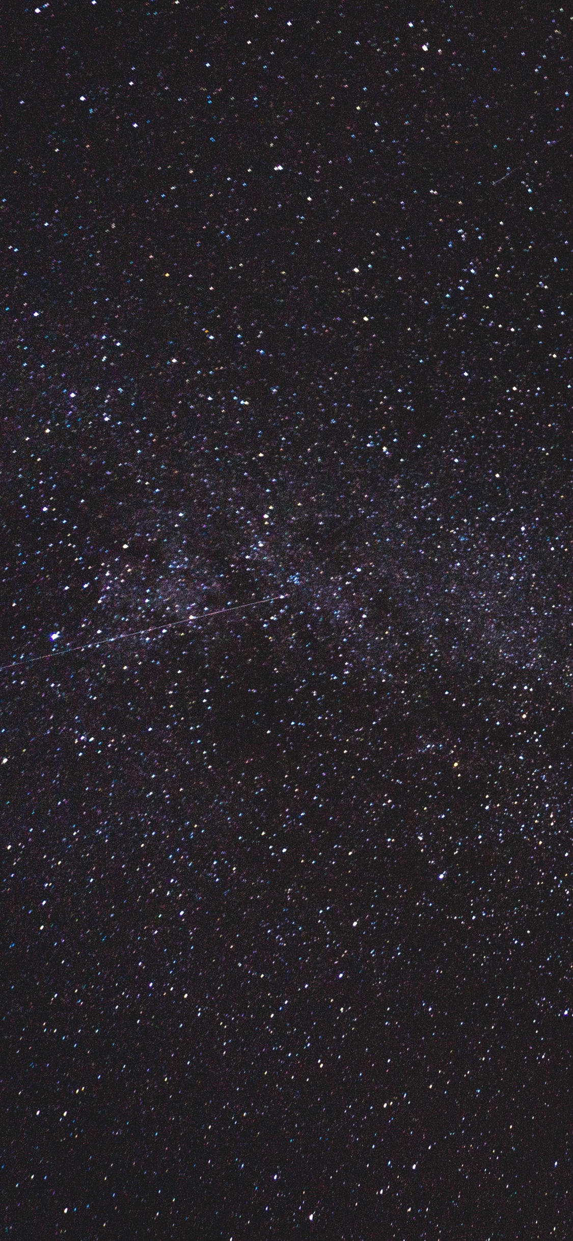 夜晚的天空, 明星, 黑色的, 气氛, 天文学对象 壁纸 1125x2436 允许