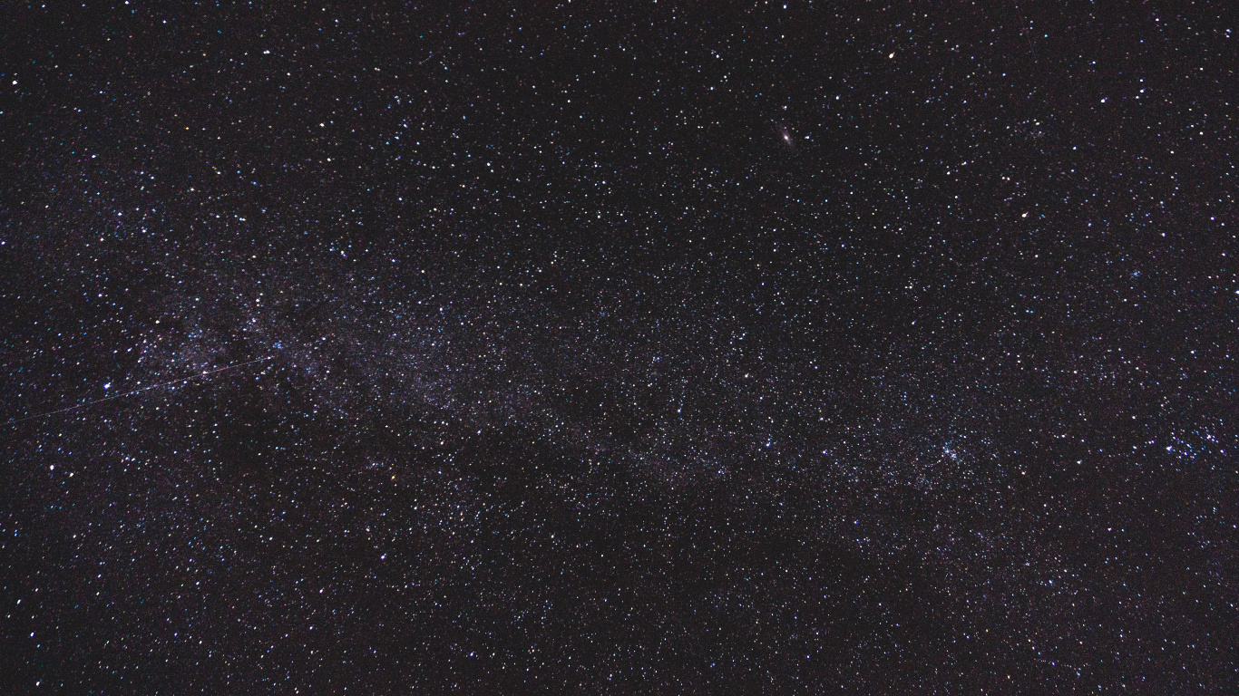 夜晚的天空, 明星, 黑色的, 气氛, 天文学对象 壁纸 1366x768 允许