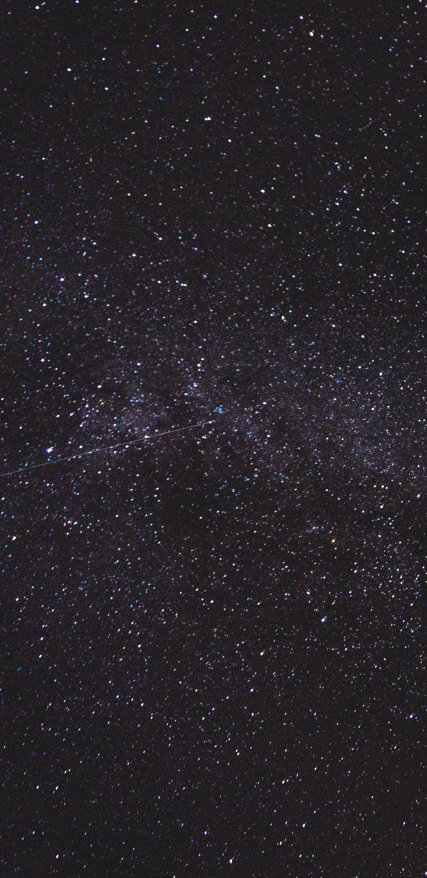 夜晚的天空, 明星, 黑色的, 气氛, 天文学对象 壁纸 1440x2960 允许