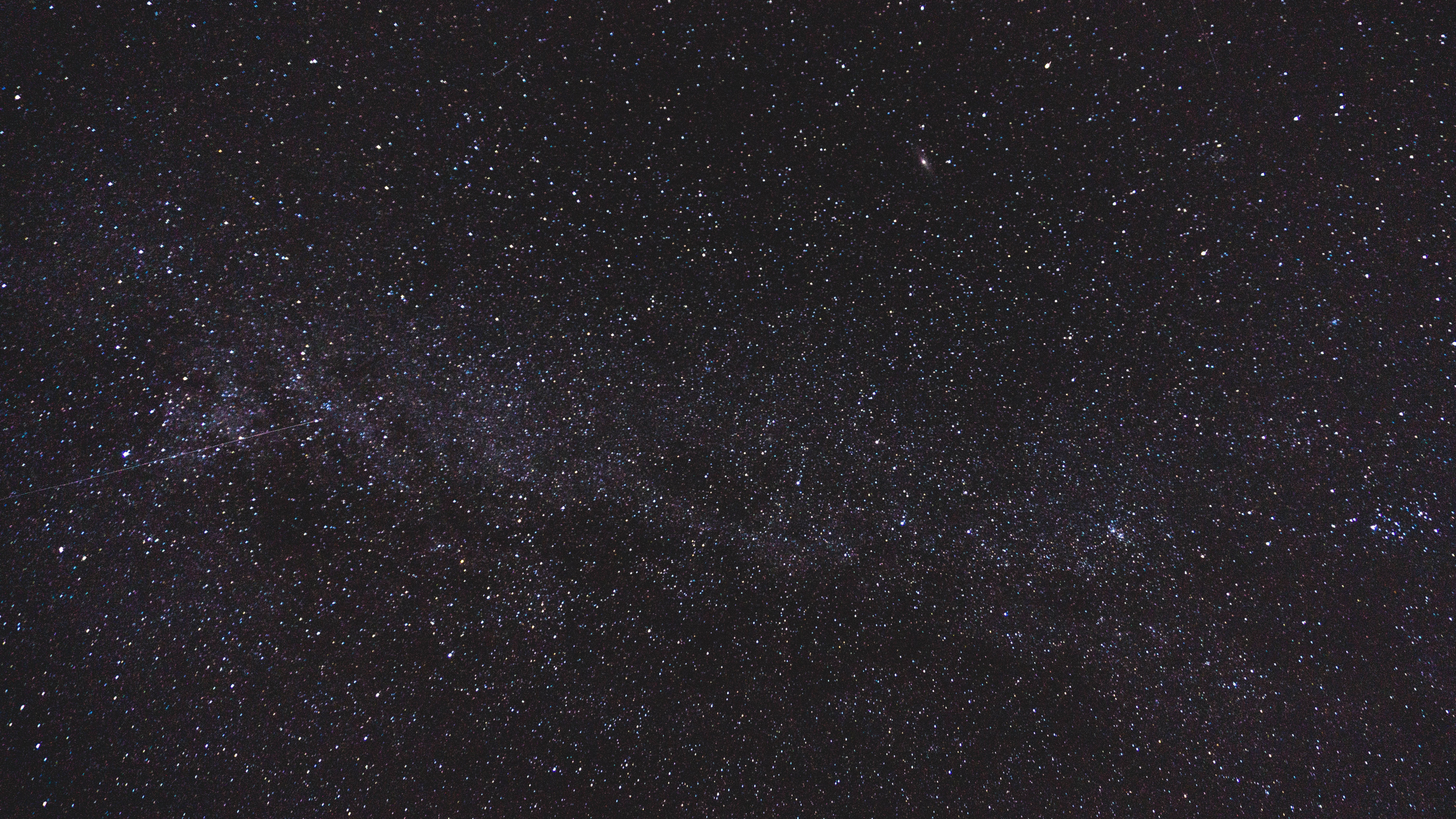 夜晚的天空, 明星, 黑色的, 气氛, 天文学对象 壁纸 3840x2160 允许