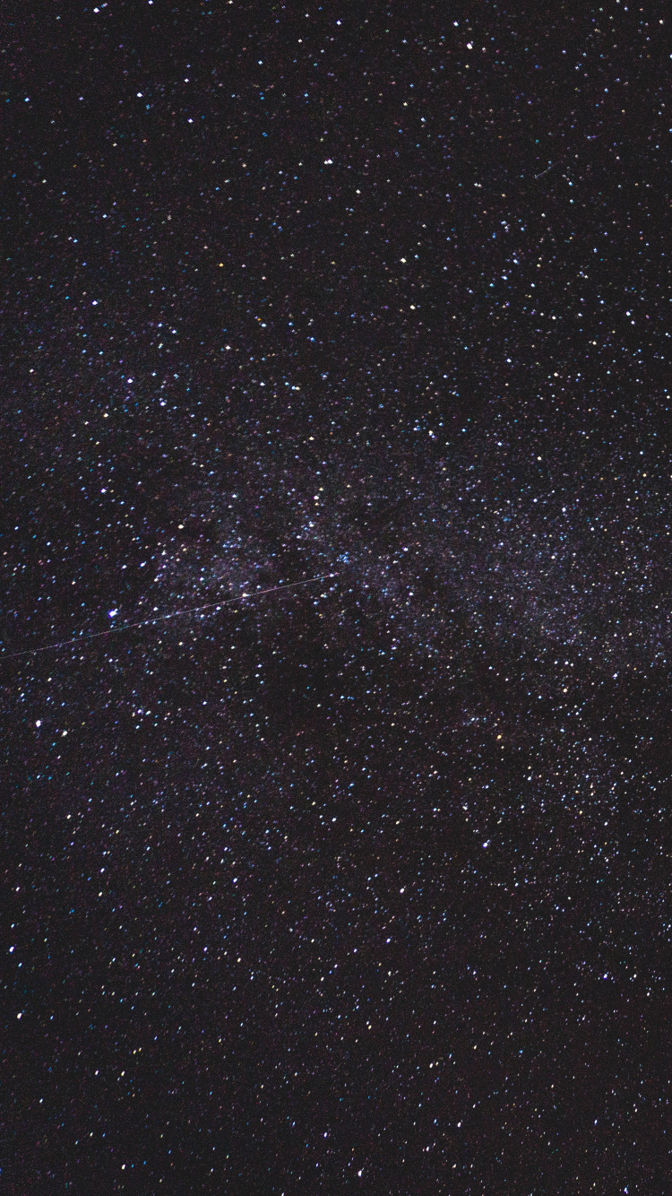 夜晚的天空, 明星, 黑色的, 气氛, 天文学对象 壁纸 750x1334 允许