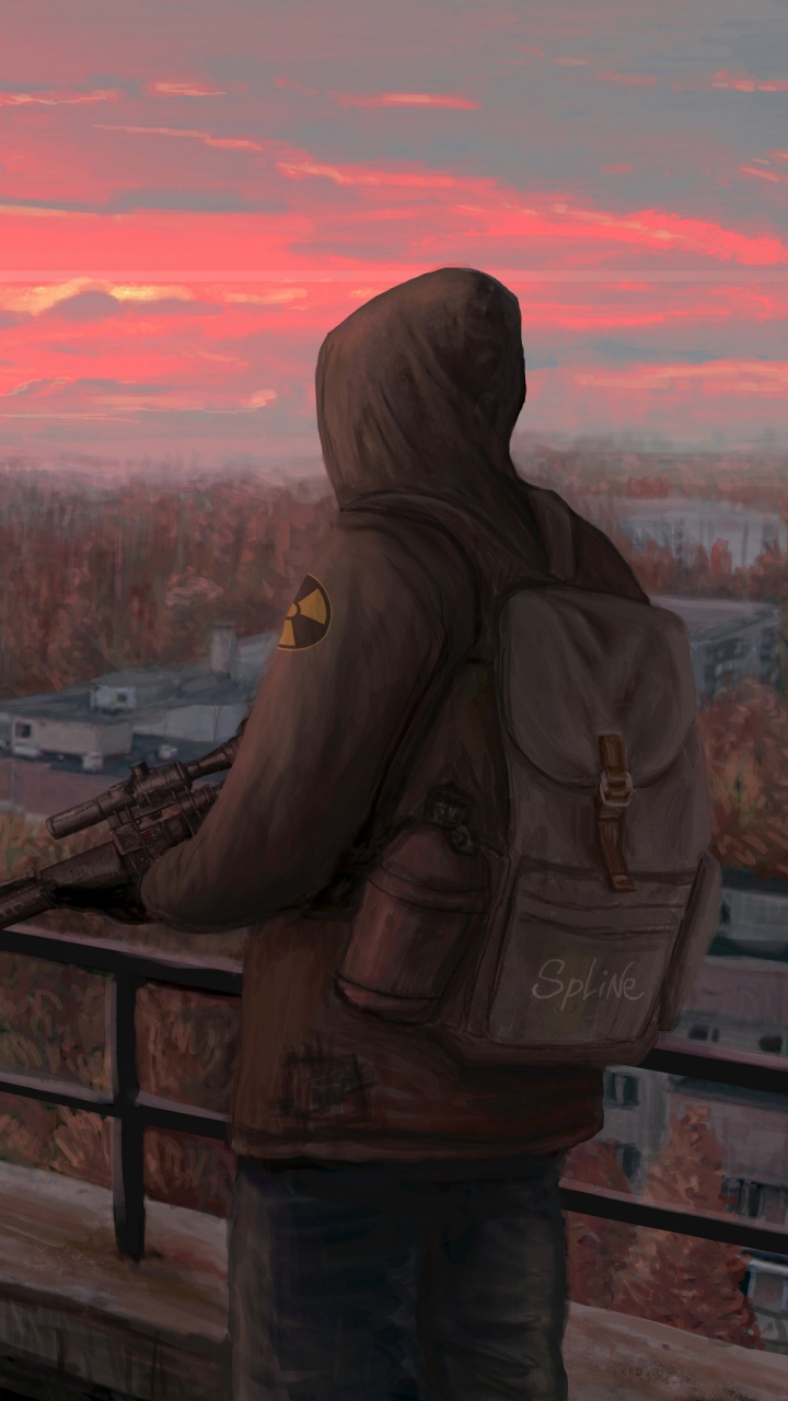 Stalker 2 Time To Go Home. Wallpaper in 720x1280 Resolution