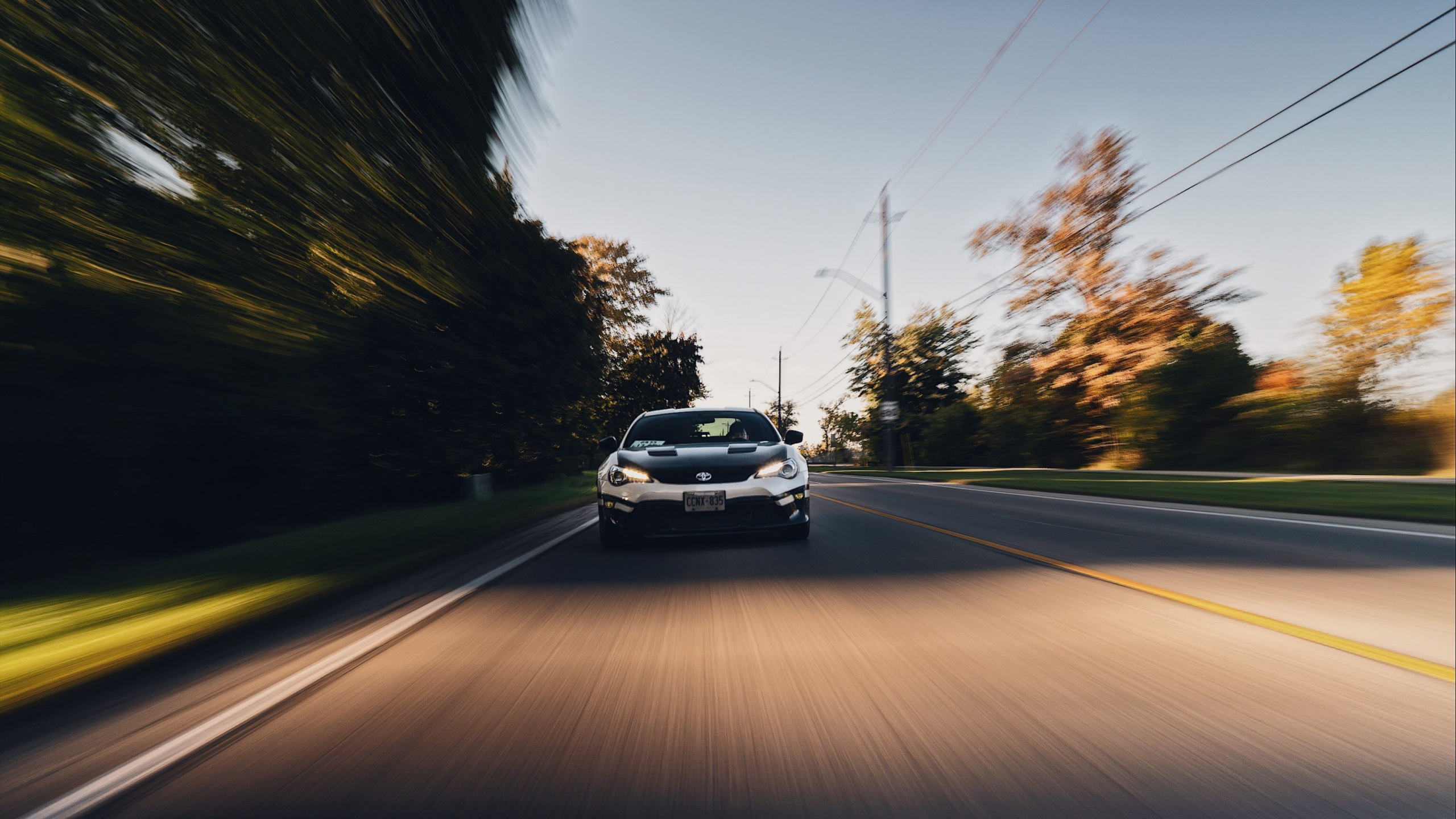 White Car on Road During Daytime. Wallpaper in 2560x1440 Resolution