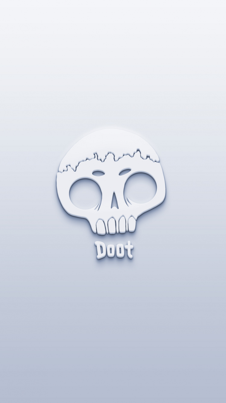 Ilustración de Emoji Blanco y Negro. Wallpaper in 750x1334 Resolution