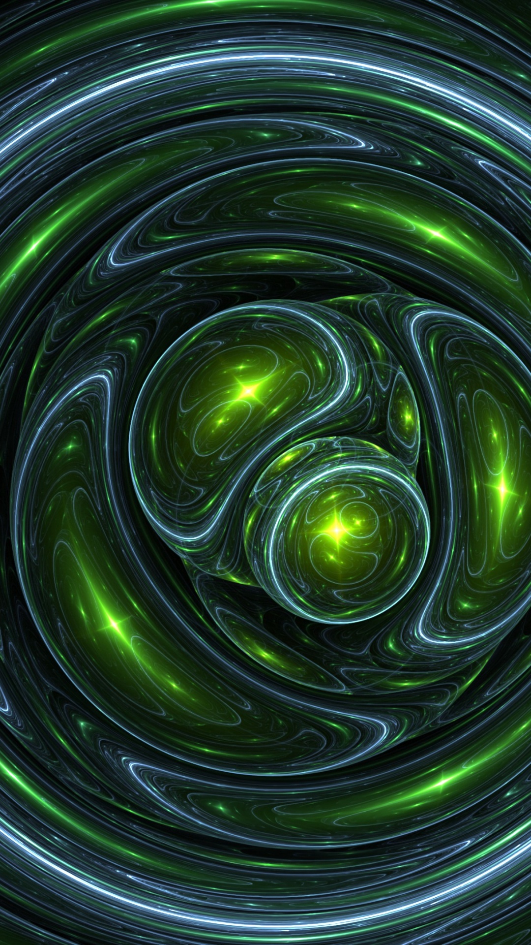 Green and Black Abstract Painting. Wallpaper in 1080x1920 Resolution
