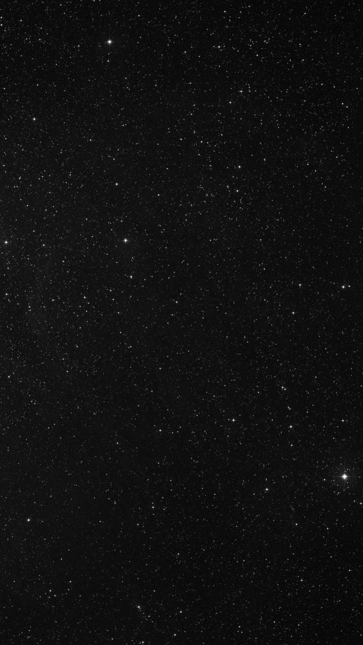 Black and White Starry Night. Wallpaper in 720x1280 Resolution