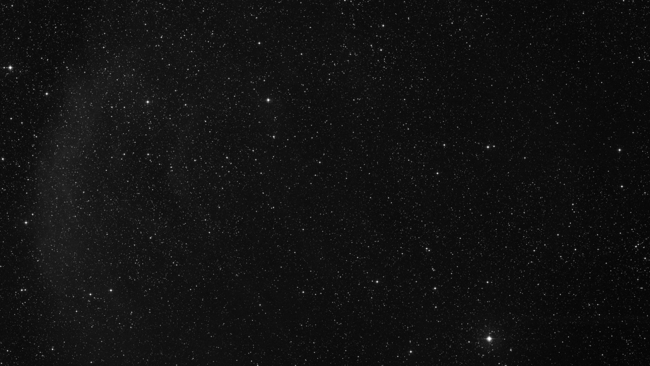 Noche Estrellada en Blanco y Negro. Wallpaper in 1280x720 Resolution