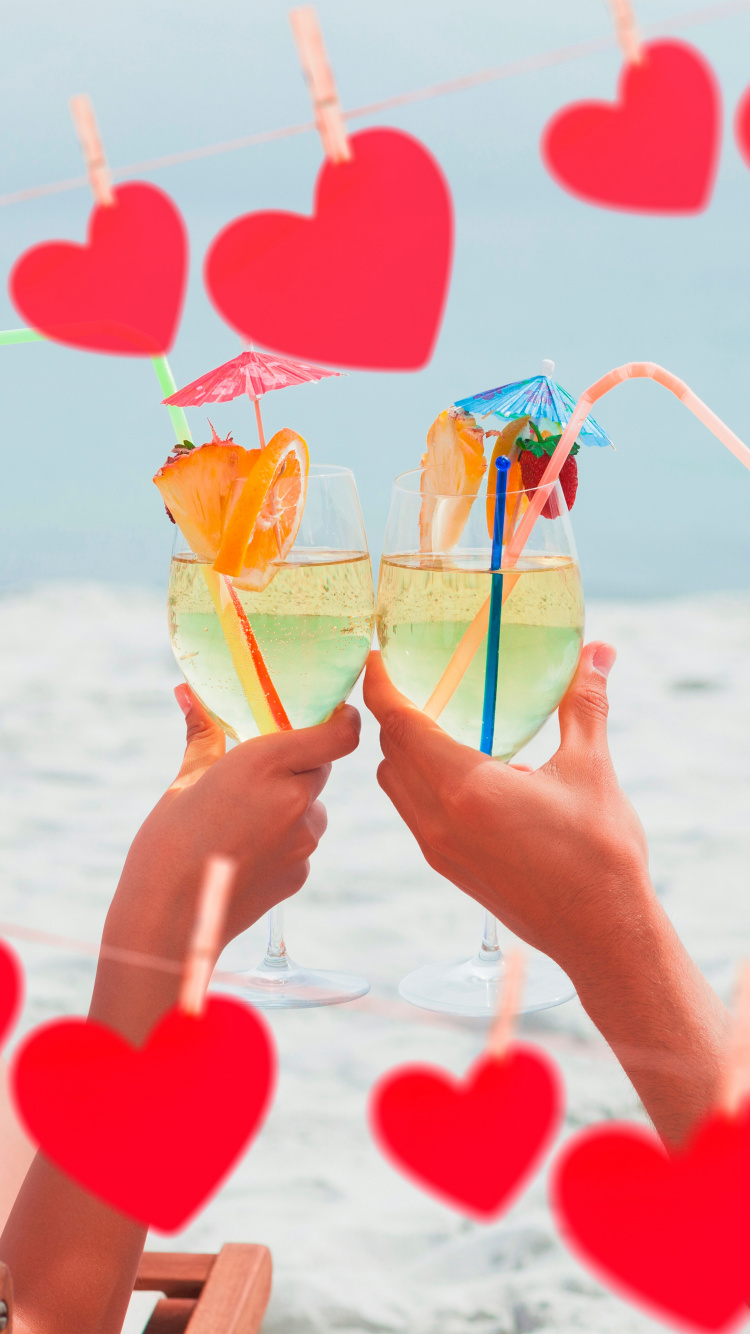 爱情, 夏天, 乐趣, 度假, 休闲 壁纸 750x1334 允许