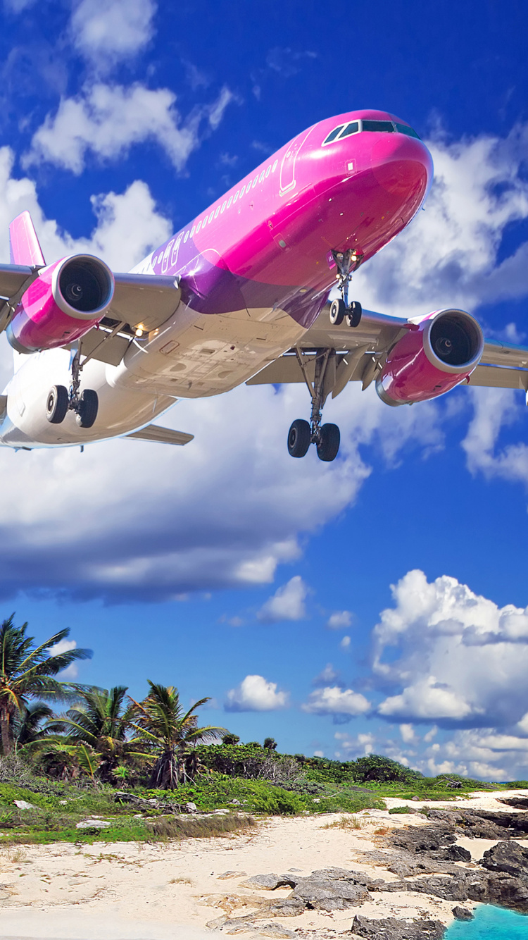 Airplane, Aircraft, Flight, Airliner, Air Travel. Wallpaper in 750x1334 Resolution