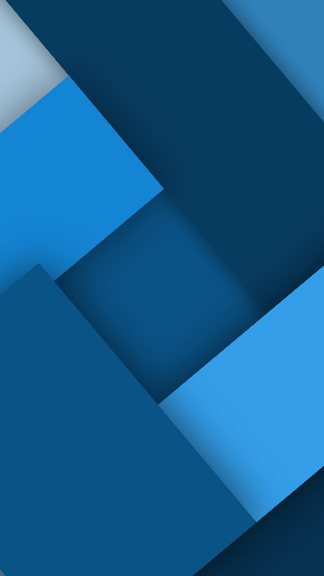 Blaue Und Weiße Quadratische Abbildung. Wallpaper in 1080x1920 Resolution