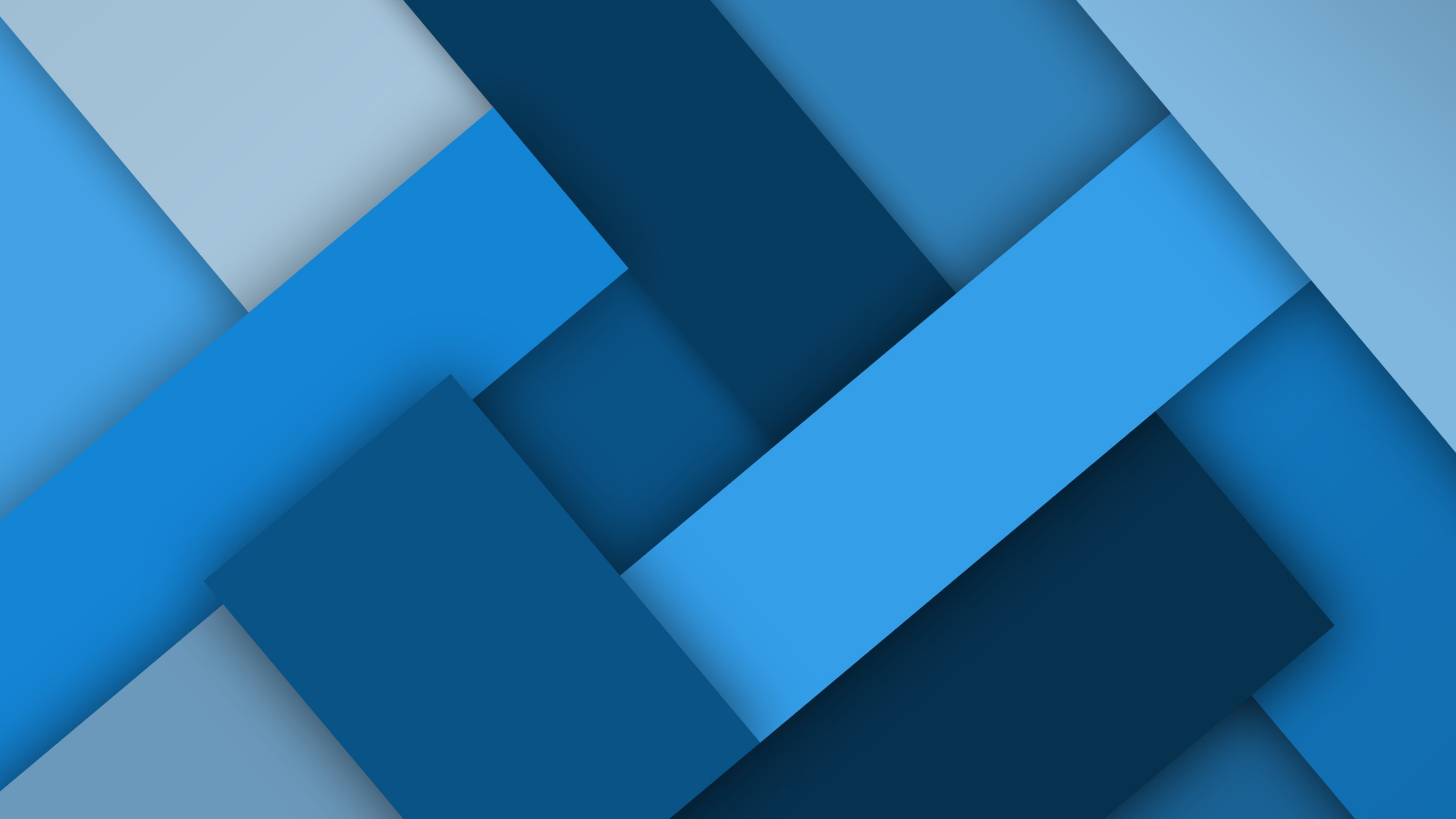 Blue and White Square Illustration. Wallpaper in 2560x1440 Resolution