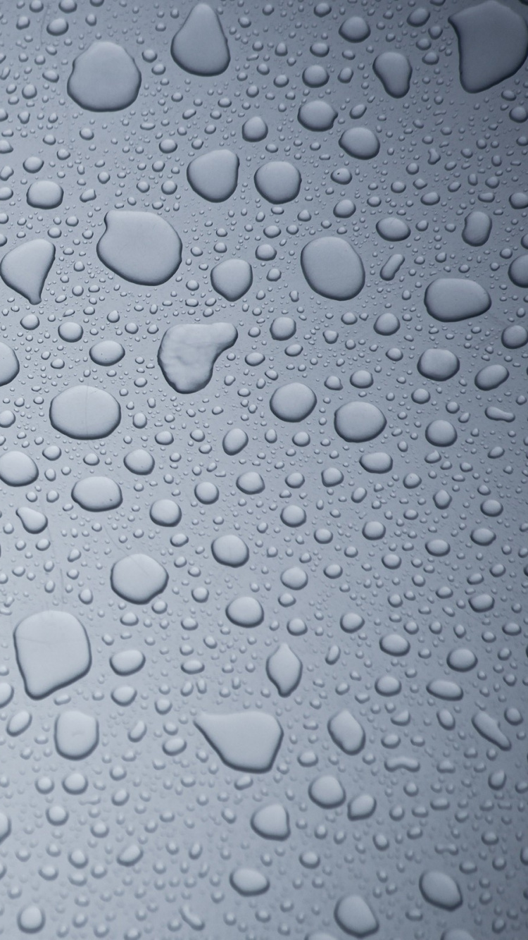 Wassertropfen Auf Klarglas. Wallpaper in 750x1334 Resolution