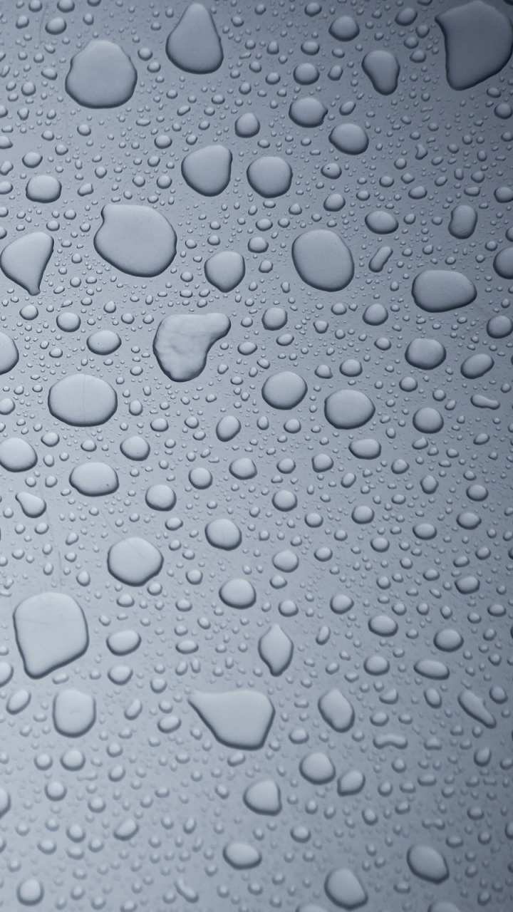 Gouttes D'eau Sur Verre Clair. Wallpaper in 720x1280 Resolution