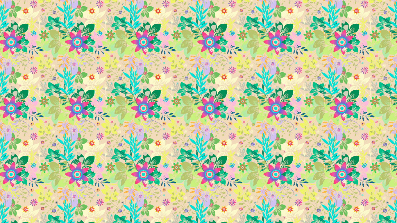 Pétalos de Flores Rosadas y Moradas. Wallpaper in 1366x768 Resolution