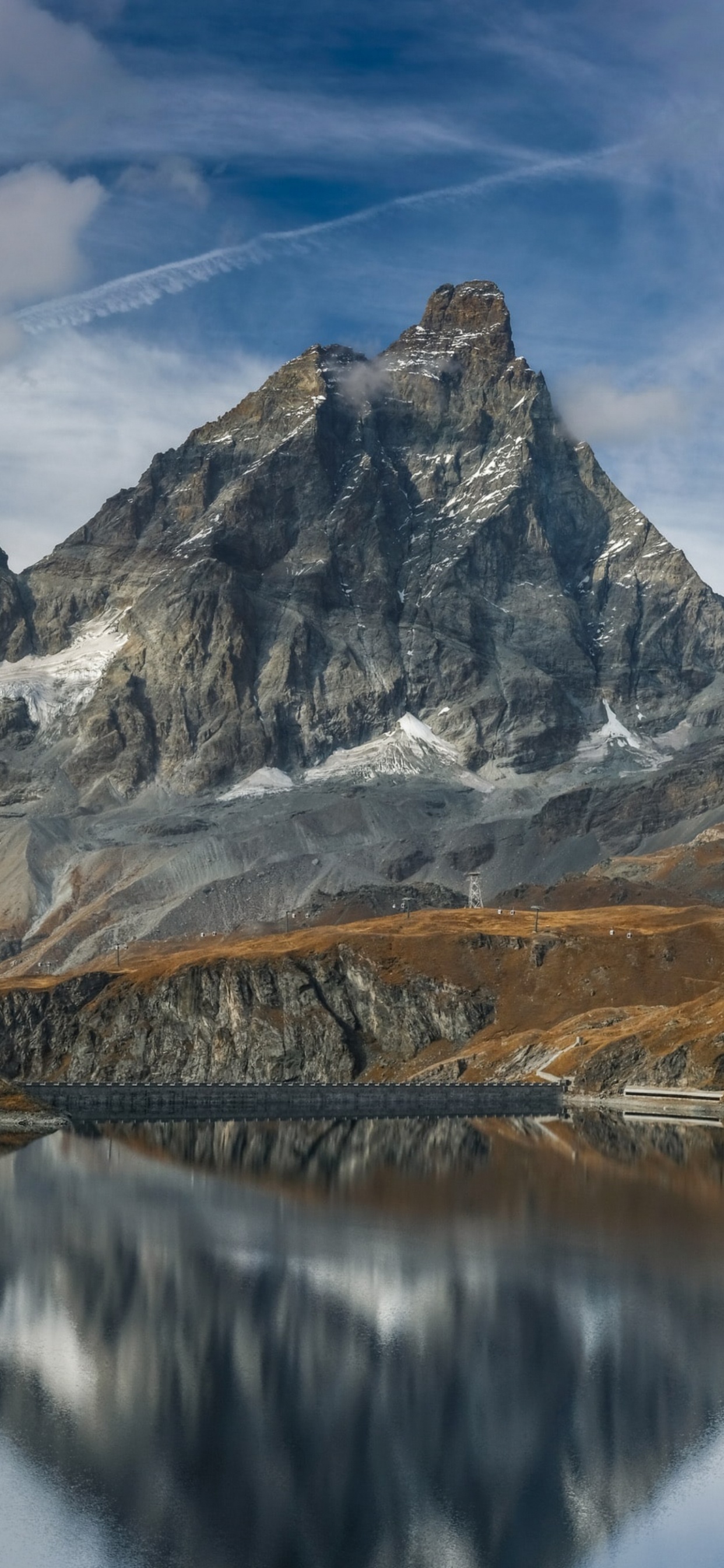 Lightroom Mountain Preset, Mountain, Cloud, Water, Natural Landscape. Wallpaper in 1242x2688 Resolution