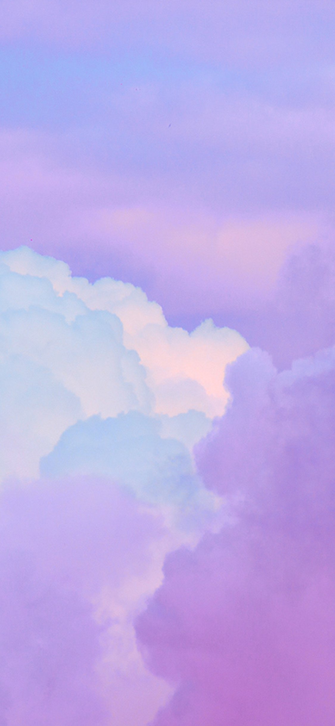 Ios, Morado, Cumulus, Afterglow, Tintes y Matices. Wallpaper in 1125x2436 Resolution