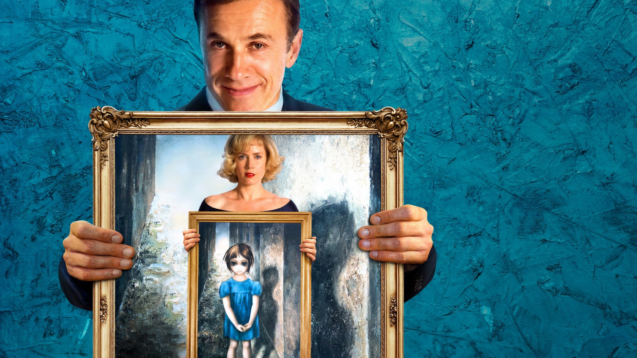 Man in Blue Shirt Holding Gold Framed Photo of 2 Women. Wallpaper in 1280x720 Resolution