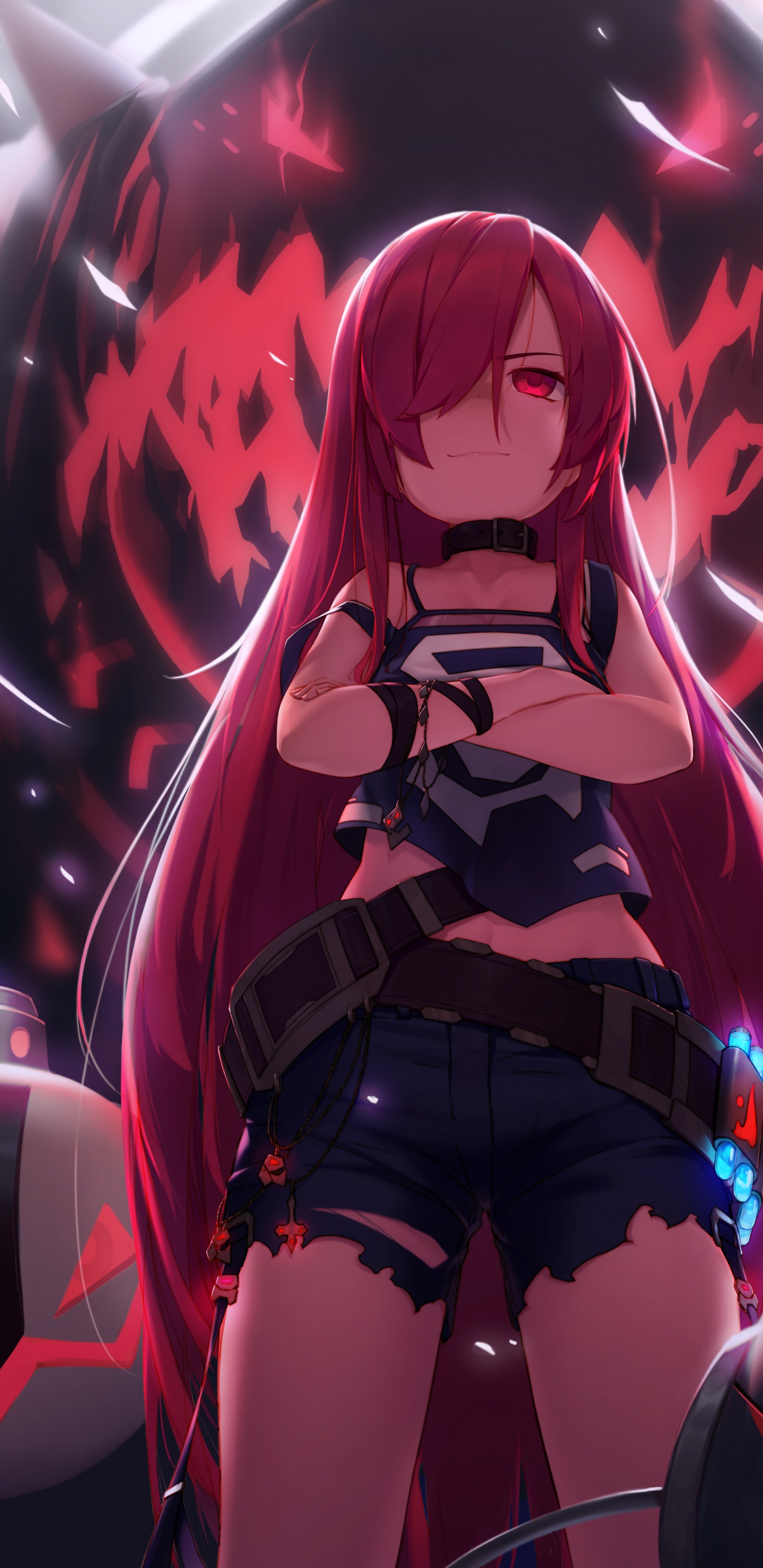 女儿, 艺术, 卡通, 紫色的, 粉红色 壁纸 1440x2960 允许