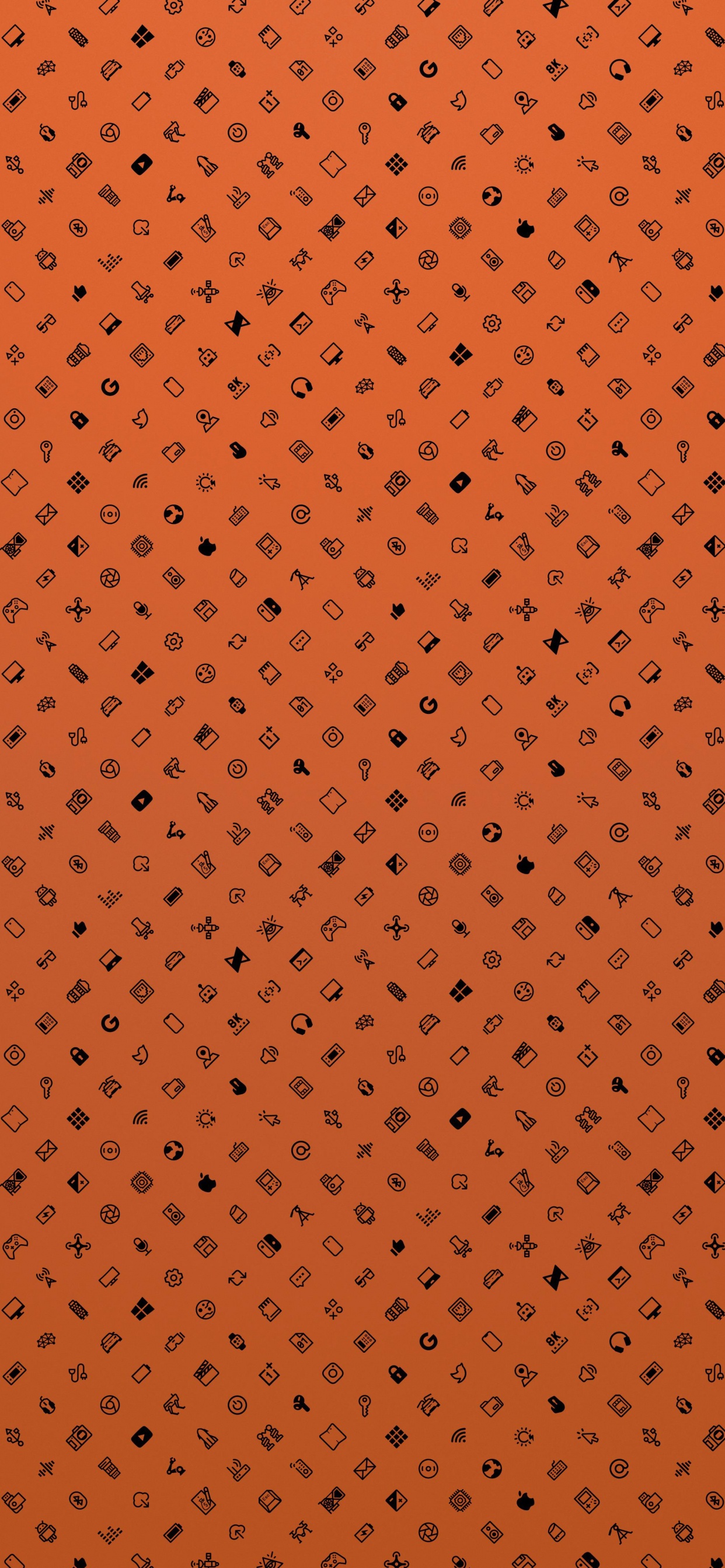 Naranja, Geometría, Ambar, Material Propiedad, Patrón. Wallpaper in 1242x2688 Resolution
