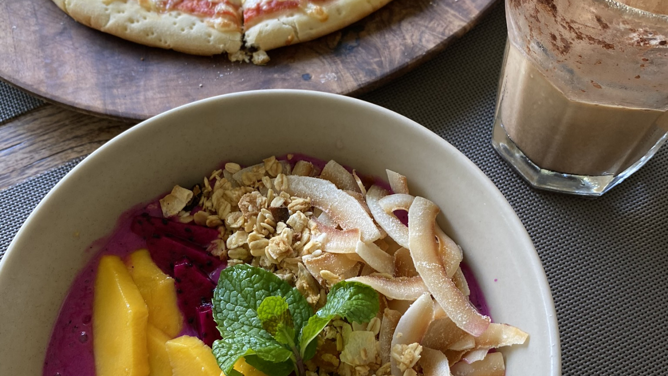 Mahlzeit, Breakfast, Vegetarische Küche, Lebensmittel, Kochen. Wallpaper in 1366x768 Resolution