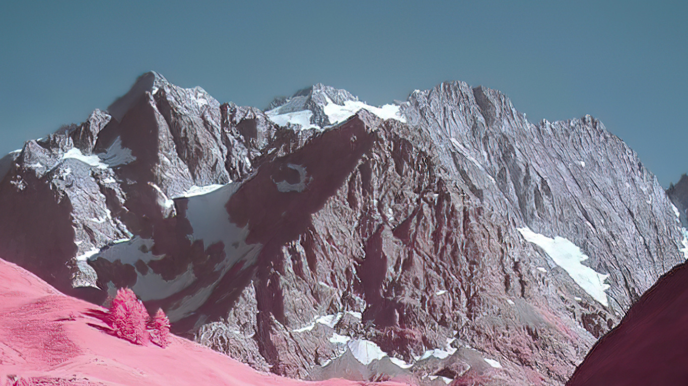 Manzana, Smartphone, Montaña, Paisaje Natural, Pendiente. Wallpaper in 1366x768 Resolution