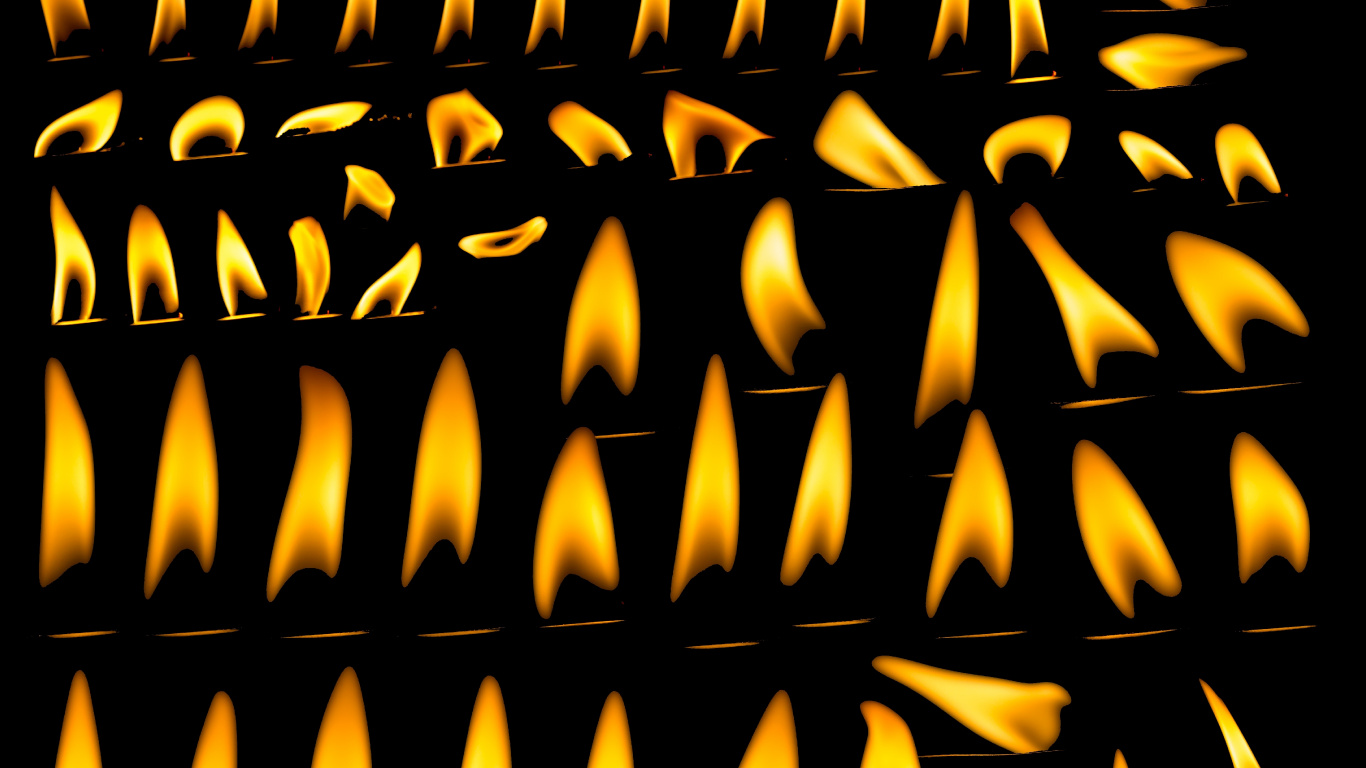 Yellow and Black Metal Frame. Wallpaper in 1366x768 Resolution