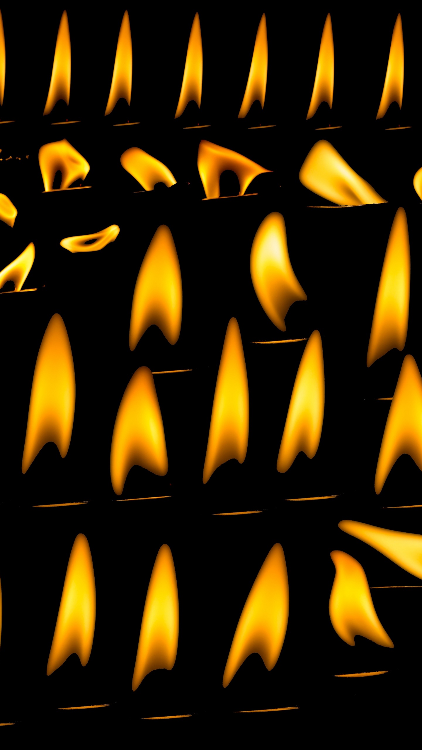 Yellow and Black Metal Frame. Wallpaper in 1440x2560 Resolution