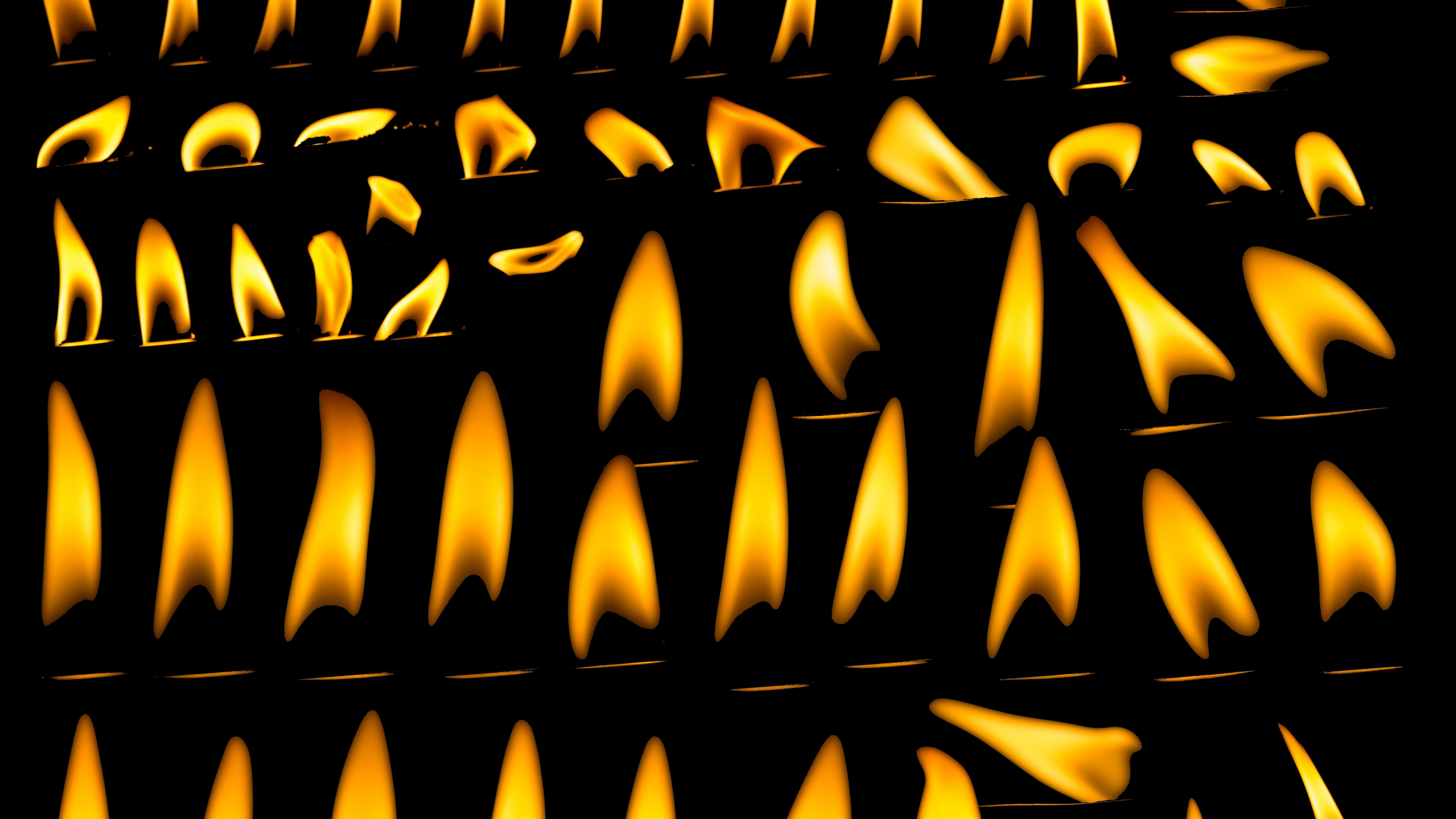 火焰, 光, 文本, 热 壁纸 3840x2160 允许