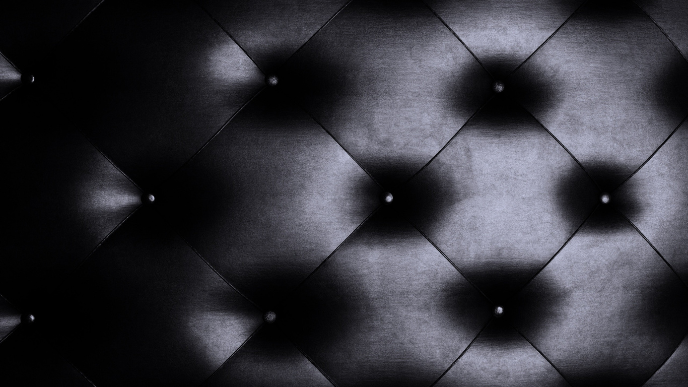 Schwarz-weiß Kariertes Textil. Wallpaper in 1366x768 Resolution