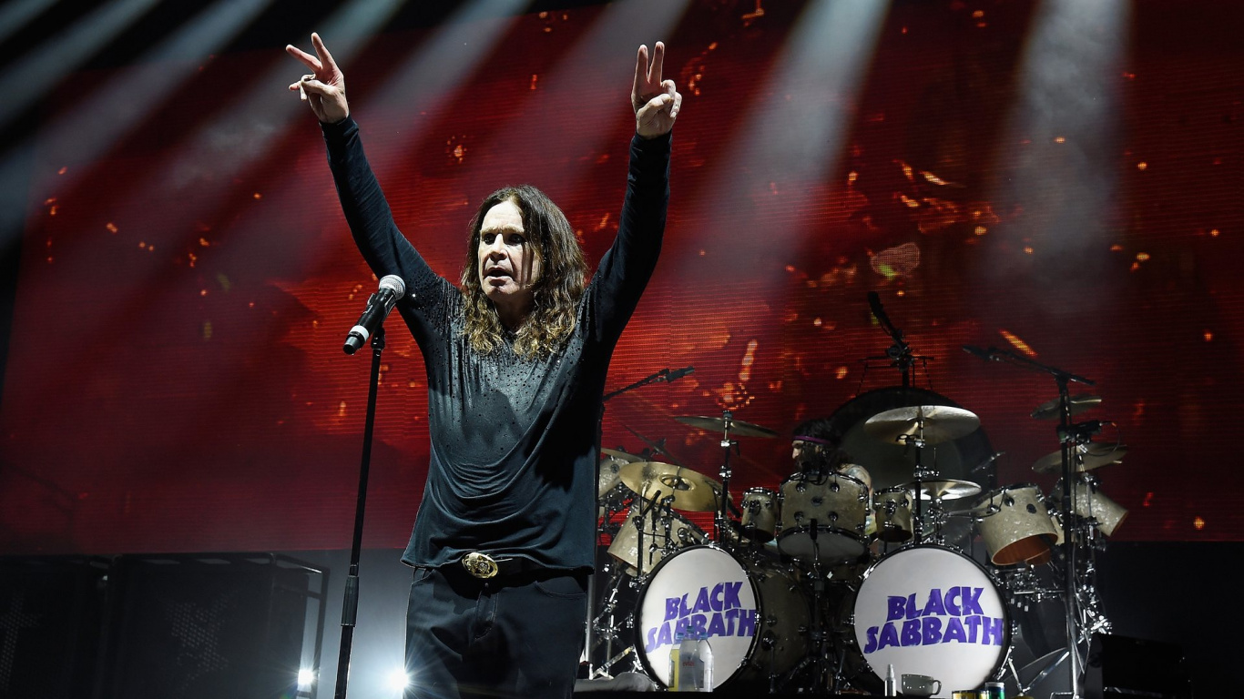 Ozzy Osbourne, La Fin De La Tournée, Black Sabbath, Performance, la Musique de L'artiste. Wallpaper in 1366x768 Resolution