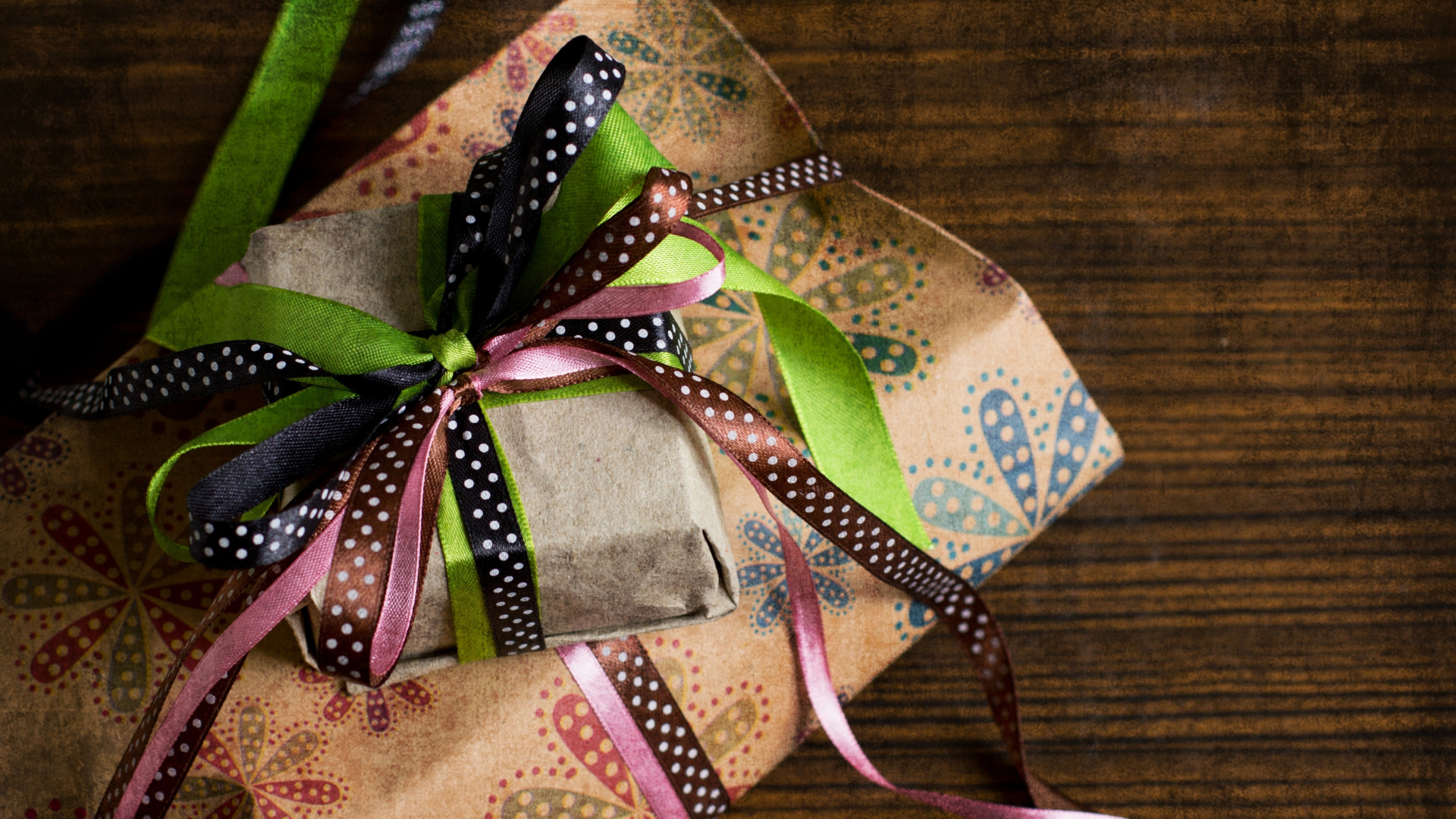 Gift, Gift Wrapping, Ribbon, Present, Pink. Wallpaper in 1920x1080 Resolution