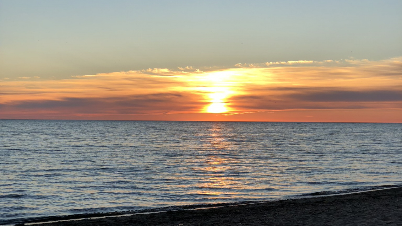 Sea, Mikuni Sunset Beach, Ipanera Beach Restaurant, Boeme Beach, Fluid. Wallpaper in 1280x720 Resolution