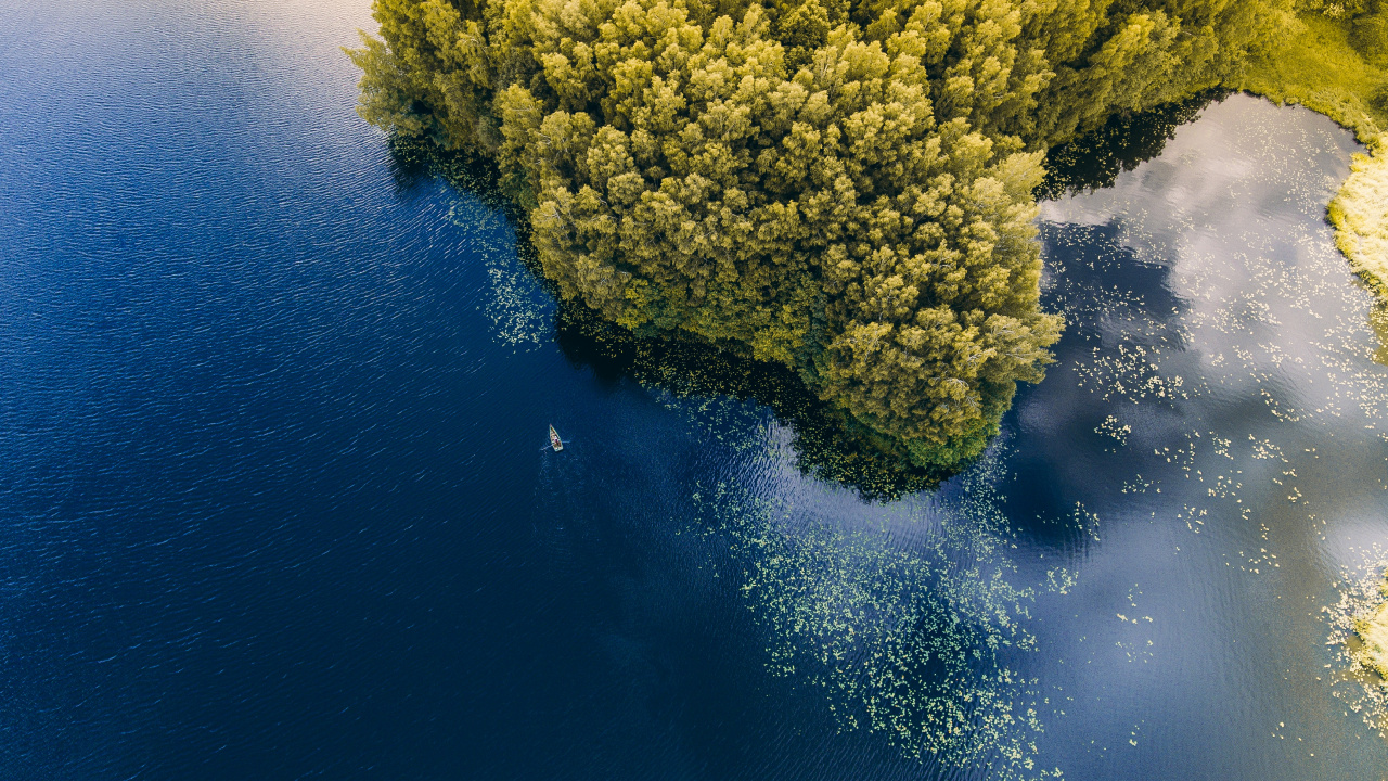 Water, Reflection, Nature, Natural Landscape, Blue. Wallpaper in 1280x720 Resolution