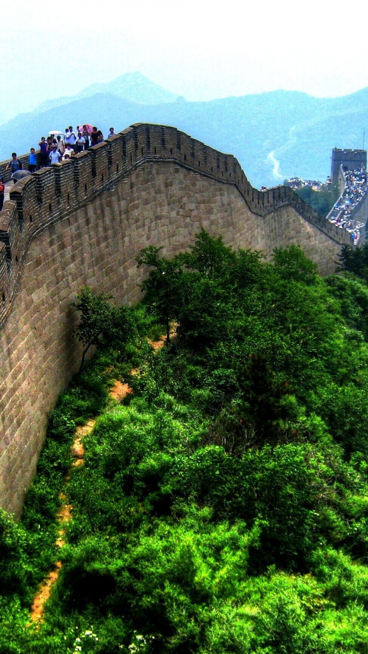 中国的长城, 里程碑, 山站, 旅游业, 历史站 壁纸 720x1280 允许