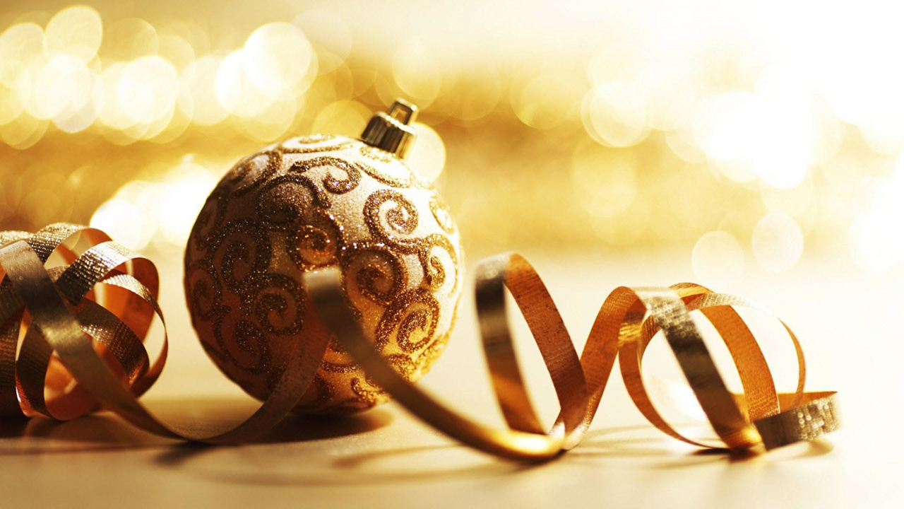 New Year, New Years Day, Christmas Ornament, Christmas Decoration, Ded Moroz. Wallpaper in 1280x720 Resolution