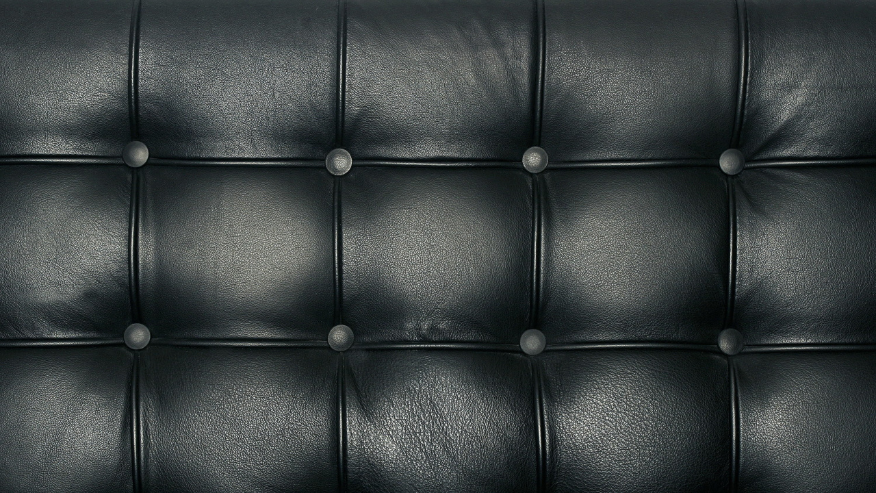 Black Leather Textile With Hole. Wallpaper in 1280x720 Resolution