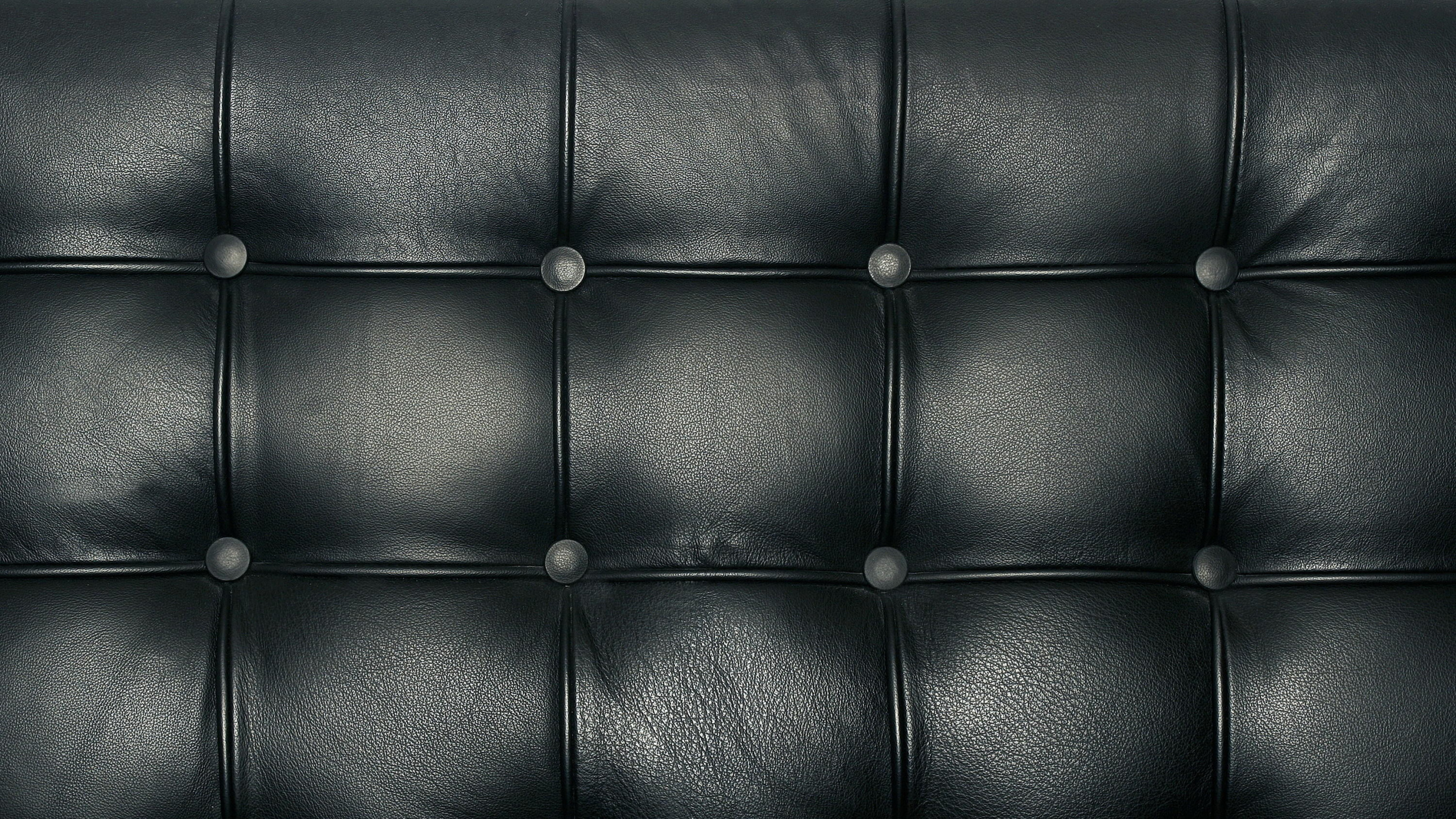 Black Leather Textile With Hole. Wallpaper in 2560x1440 Resolution