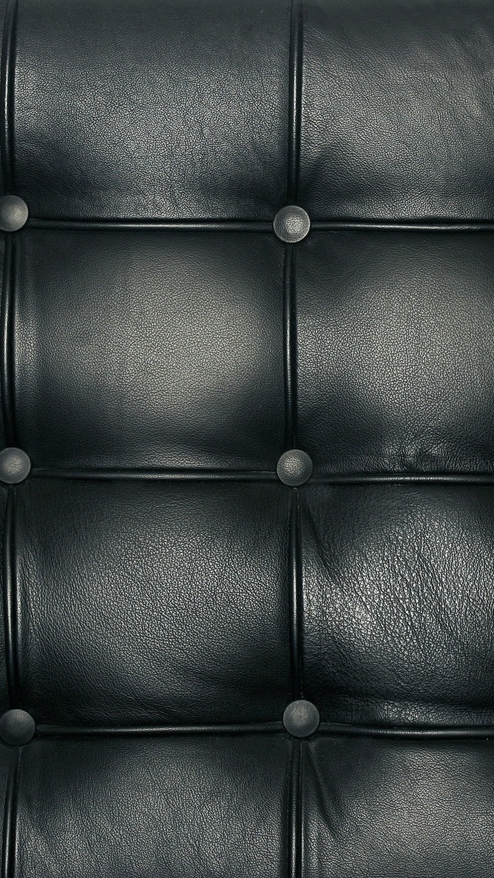 Black Leather Textile With Hole. Wallpaper in 720x1280 Resolution