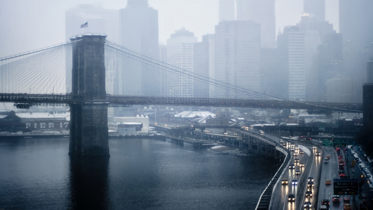 Bridge Over River During Daytime. Wallpaper in 1280x720 Resolution