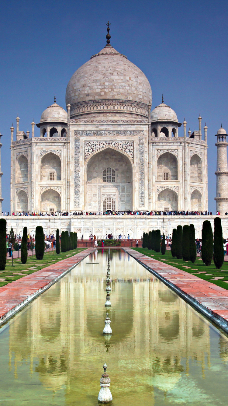泰姬陵, 里程碑, 世界奇观, 历史站, 纪念碑 壁纸 750x1334 允许