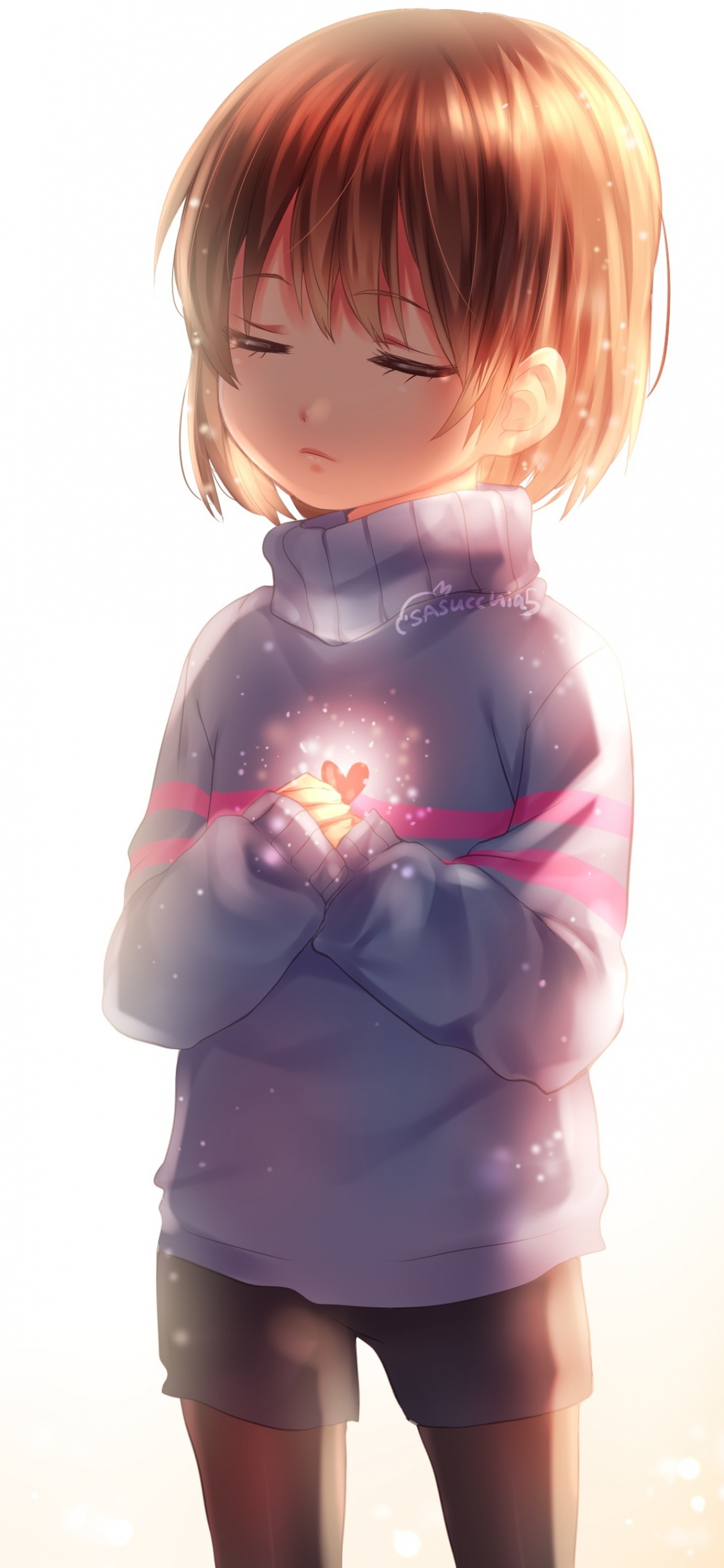 Fille en Robe Noire Tenant Une Fleur Blanche et Rose. Wallpaper in 1125x2436 Resolution