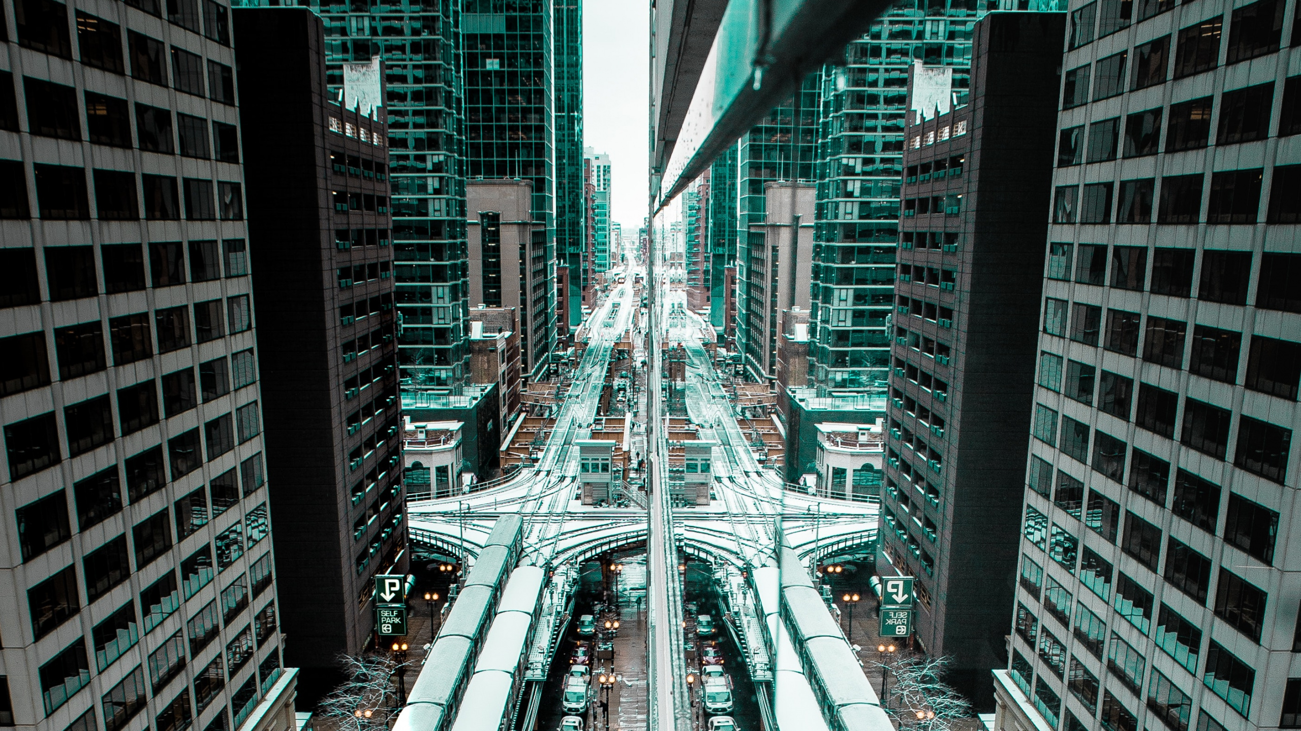 Aerial View of City Buildings During Daytime. Wallpaper in 2560x1440 Resolution